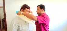 हरिनगर गाउँपालिकामा मिति २०७५/०५/०३ पहिलो कर दाता राजेश शाह